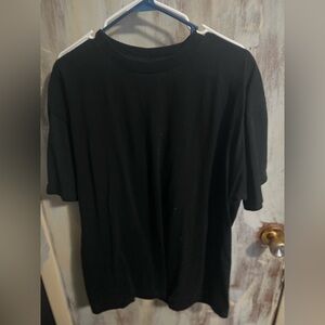 Black double sided shirt - see back